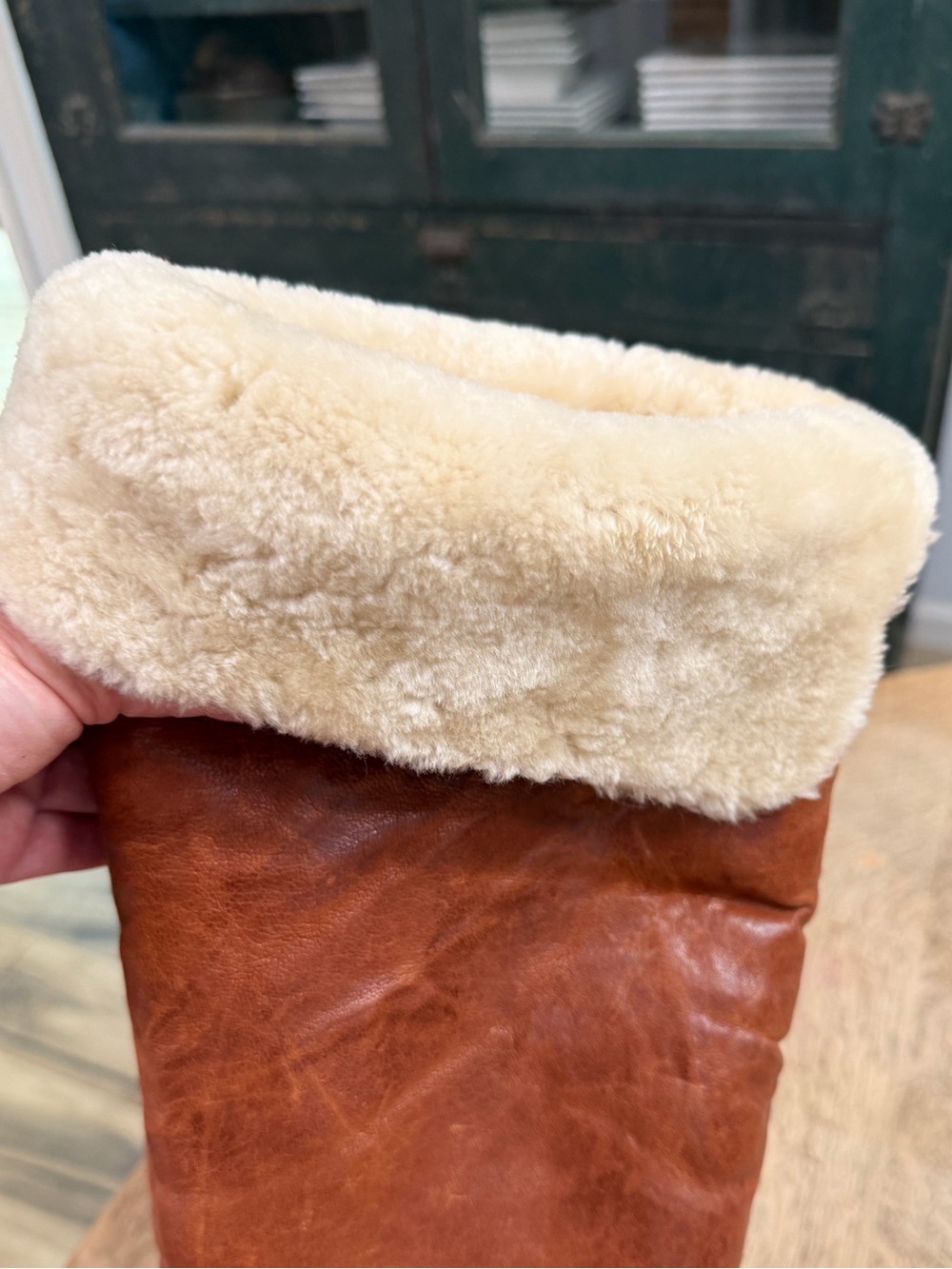 Frye Valerie OTK boots Cognac 7-1/2 7.5 women’s Over Knee Fold Down - Picture 16 of 16